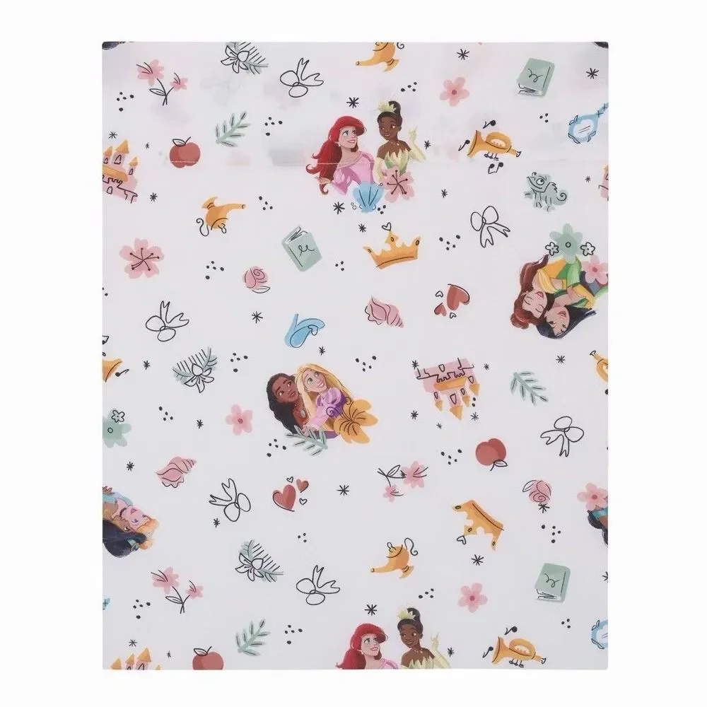 Disney Princess Just Be You 4-Piece Toddler Bed Set Pink New